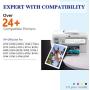 HaloFox Compatible Ink Cartridge Replacement for HP 952 XL 952XL use with OfficeJet Pro 8710 8720 7740 8740 7720 8715 8725 8702 8216 8210 Printer (1 Black, 1 Cyan, 1 Magenta, 1 Yellow, 4-Pack)