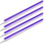 KXZM Black Light UV LED Tube10W, 2ft 48 LEDs SMD2835 T5 395-400nm UV LED Bar AC110-220V Input with US Plug for Parties Halloween Glow in The Dark Party Blacklight Poster Lighting (4 Pack)