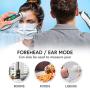 iProven DMT-489 Forehead and Ear Thermometer - Digital Infrared No Contact Thermometer for Adults, Kids and Baby - FSA or HSA Eligible - Color Fever Alarm - 1 Second Temporal, Head and Ear Readings