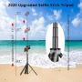 ATUMTEK 51'' Selfie Stick Tripod, All in One Extendable Phone Tripod Stand with Bluetooth Remote 360° Rotation for iPhone and Android Phone Selfies, Video Recording, Vlogging, Live Streaming - Black