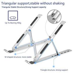 Foldable Laptop Stand Adjustable Notebook Stand Portable Laptop Holder Tablet Stand Computer Support for MacBook Air Pro ipad