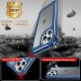 SUPBEC Compatible for iPhone 11 Pro Max Case and [ Screen Protector Tempered Glass x2Pcs] Protective Phone Cover [HeavyDuty Series] Shockproof Silicone for iPhone 11Pro Max Phone Case-Clear Blue-6.5''