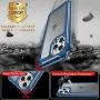 SUPBEC Compatible for iPhone 11 Pro Max Case and [ Screen Protector Tempered Glass x2Pcs] Protective Phone Cover [HeavyDuty Series] Shockproof Silicone for iPhone 11Pro Max Phone Case-Clear Blue-6.5''