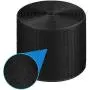 Cable Floor Strip Cord Cover Grip Floor Cable Protector Carpet Cable Management, Hold Cords in Place, Keep Cables Organized, Protect Cords and Prevent a Trip Hazard, 3 Inch x 10 Feet (10 Feet, Black)