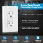 (10 Pack) UNIELE 20 Amp GFCI Outlet, Tamper-Resistant (TR) GFI Receptacle with LED Indicator, ETL Certified