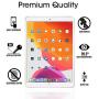 OKP [2 Pack] New Screen Protector for iPad 8th Generation 10.2 inch (2020 Release)/ iPad 7th Generation (2019), Clear Tempered Glass Film with Anti-Scratch/High Definition/Bubble Free