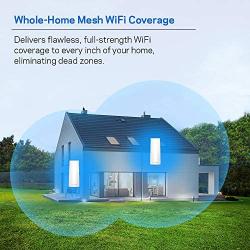 Linksys WHW0302 Velop Mesh Router (Tri-Band Home Mesh Wi-Fi System for Whole-Home Wi-Fi Mesh Network) 2-Pack, White