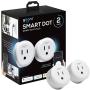 Geeni DOT Smart Wi-Fi Outlet Plug, White, (2 Pack) – No Hub Required – Works with Amazon Alexa, Google Assistant & Microsoft Cortana, Requires 2.4 GHz Wi-Fi