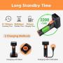Tera 2D Barcode Scanner with Display Screen & Charging Base Patent No. 007825195-0003 1D 2D QR Bar Code Reader Work with Bluetooth & 2.4G Wireless for Warehouse Inventory