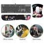 Ergonomic Keyboard Wrist Rest Mouse Pad with Wrist Support Set,iKammo Memory Foam Non Slip Gel Wrist Rest Mouse Pad for Gaming,Working,Office & Home(Set-3)
