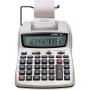Victor Printing Calculator, 1208-2 Compact and Reliable Adding Machine with 12 Digit LCD Display, Battery or AC Powered, Includes Adapter,White