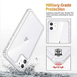 ESR Air Armor Case Compatible with iPhone 11 [Shock-Absorbing] [Scratch-Resistant] [Military Grade Protection] Hard PC + Flexible TPU Frame, for 6.1-Inch, Matte