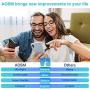 Blue Light Blocking Glasses, 2Pack Cut UV400 Computer Glasses for Anti Eyestrain