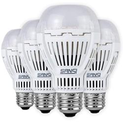 [Upgrade] SANSI 2000 Lumens 16W LED Light Bulbs 3000K Warm White Daylight 150W Equivlent, A19 Non-dimmable LED Light Bulbs, E26 Base, 4 Pack