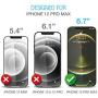 Maxboost Screen Protector Compatible with iPhone 12 Pro Max Screen Protector - 3 Pack, Tempered Glass Film for Apple iPhone 12 pro max 6.7-inch 2020 (w/Alignment Case Tool included)