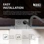 Sunco Lighting 4 Pack 4 Inch Slim LED Downlight, Integrated Junction Box,10W=60W, 650 LM, Dimmable, 3000K Warm White, Recessed Jbox Fixture, IC Rated, Simple Retrofit Installation - ETL & Energy Star