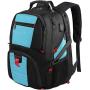 Laptop Backpack,Extra Large Backpacks with USB Charging Port,TSA Travel Computer Backpack for Men and Women, Water Resistant College School Bookbag Fits 17 Inch Laptops and Notebooks,Blue