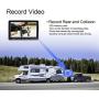 ZEROXCLUB Wired Backup Camera Kit, 7 DVR Split Monitor with Touch Button, HD 1080P & IP69 Waterproof Reverse Rear Side View Camera + Parking Lines for Truck/Semi-Trailer/Box Truck/RV-Y704