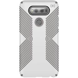 Speck Products Presidio Grip Cell Phone Case for LG V20 - White/Ash Grey