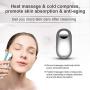 3 in 1 Sonic Facial Cleansing Brush((9 Adjustable Speeds), Silicone Face brush with Heated Massage Helps Open pores&Import Essence, USB Rechargeble Face Scrubber Brush for Deep Cleanning, Exfoliating