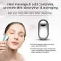 3 in 1 Sonic Facial Cleansing Brush((9 Adjustable Speeds), Silicone Face brush with Heated Massage Helps Open pores&Import Essence, USB Rechargeble Face Scrubber Brush for Deep Cleanning, Exfoliating