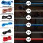 Car Audio Cable Wiring Kit - 20ft 8 Gauge Powered 1200 Watt Complete Amplifier Hookup for Battery, Head Unit & Stereo Speaker Installation Sound System - Pyle PLAM14