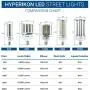 Hyperikon LED Corn Bulb Street Light E39 Mogul Base UL, 200 Watts, Crystal White