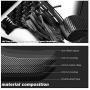 Car Styling Carbon Fiber Interior Car Dashboard Decoration Strip Center Console Custom 3D Sticker for Ford Mustang 2015 2016 2017 2018 2019 Accessories (1 Piece Red)