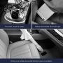 Car Gap Filler Organizer with Cup Holder,Multi-Function Leather Car Seat Gap Storage Box Filler Storage Box Pocket Organizer Car Water Cup Holder for Holding Phone,Snacks, Electronics