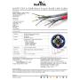 fast Cat. Cat6 Ethernet Cable 1000ft - 23 AWG, CMR, Insulated Solid Bare Copper Wire Internet Cable with Noise Reducing Cross Separator - 550MHZ / 10 Gigabit Speed UTP LAN Cable 1000 ft - CMR (Black)