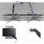 Suptek Dual Monitor Mount Stand-Height Adjustable Gas Spring Monitor Arm Desk Mount for 2 Computer Screens 17 to 27 inches - Each Arm Holds up to 13.2lbs(MD8422)