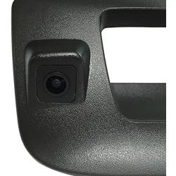 PYvideo Backup Camera for (2007-2013) Chevy Silverado/GMC Sierra for Universal Monitors (RCA) (Color: Black) with Key Hole Plug