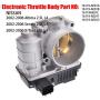 MUSCOLOTECH 16119-AE01A Original Fuel Injection Electronic Throttle Body Assembly For NISSAN ALTIMA 2002-2006 2.5L 4 Cyl/NISSAN SENTRA 2002-2006 2.5L 4 Cyl/NISSAN X-TRAIL 2002-2006 2.5L 4 Cyl