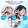 iProven Digital Thermometer for Fever - Temporal Thermometer for Adults and Seniors - Easy to Use Forehead and Ear Mode - LED Display with Big Buttons - Unique Design - iProven DMT-316