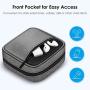 FINPAC Macbook Charger Organizer Case, Small Electronic Organizer Bag for MacBook Power Adapter, Portable Storage Travel Pouch for Laptop Accessories, Magic Mouse, USB Drives, GoPro, Gadget, Tech Gear