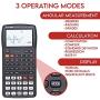 Scientific Calculator with Graphic Functions - Multiple Modes with Intuitive Interface - Perfect for Beginner and Advanced Courses, High School or College (Black)