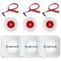 CallToU Wireless Caregiver Pager Call System 3 SOS Call Buttons/Transmitters 3 Receivers Nurse Calling Alert Patient Help System for Home/Personal Attention Pager 500+Feet Plugin Receiver Alert
