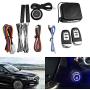 HonsCreat 1-Way Car Security Alarm System with Passive Keyless Entry Remote Engine Start Push Button Star