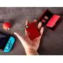 Funlab Premium Game Card Case for Nintendo Switch, Portable Aluminum Games Storage with 6 Cards Holder for Travel Carrying – Red