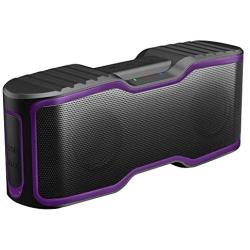 AOMAIS Sport II Portable Wireless Bluetooth Speakers Waterproof IPX7, 15H Playtime, V5.0, 20W Bass Sound, Stereo Pairing, for Outdoors, Travel, Pool, Home Party 2020 Upgrade Purple