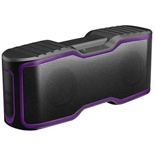 AOMAIS Sport II Portable Wireless Bluetooth Speakers Waterproof IPX7, 15H Playtime, V5.0, 20W Bass Sound, Stereo Pairing, for Outdoors, Travel, Pool, Home Party 2020 Upgrade Purple