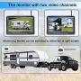 LeeKooLuu F06 HD 1080P Digital Wireless Rear View Camera with 7 Monitor High-Speed Observation System 170° Wide View Angle Night Vision Backup Camera for RVs,Trailers,Bus,Motorhome,5th Wheels