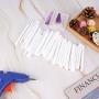 White Hot Glue Sticks Mini, Enpoint 72 pcs 3.93 x 0.27 in Hot Melt Glue Adhesive EVA Sticks, White Mini Glue Sticks for Arts Crafts, DIY, Home General Repair, Holiday Gift Crafts, Bonding, Decoration
