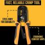 InstallerParts Network Repair Tool Kit 15 In 1 – Electronic Tool Set | Crimping Tool, LAN/Ethernet/Cat5/Cat6 Cable Tester, Gauge Wire Stripper Cutting Twisting Tool, Punch Down, Screwdriver, Knife
