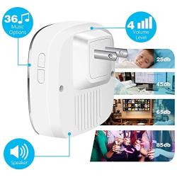 Anko Wireless Doorbell, Plug and Play Waterproof Door Bell Kit; 1000 Feet Operating Range; 36 Chimes Quality Sound; 4 Levels Adjustable Volume, Led Flash Indicator