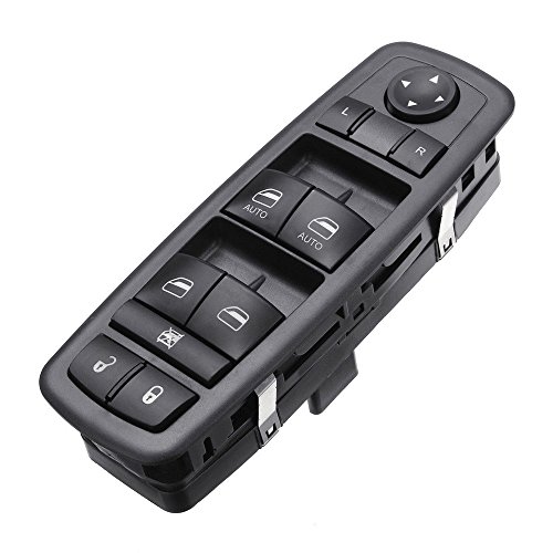 SUNROAD Electric Power Window Lifter Mirror Master Control Console Switch Front Left Driver Side Replacement for Dodge 2009-2010 Ram 1500 & Ram 2500 & Ram 3500 | Ram 2011-2012 1500 & 2500 & 3500