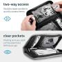 Pocket for Everyday Personal Cable & Accessory Clear View Pockets Folder in Grey