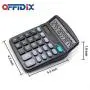 OFFDIX Large Office Calculators Office Desktop Black Calculator for 2018 Gift, Solar and Battery Dual Power Electronic Calculator Portable 12 Digit Large Office Calculator LCD Display Desk Calculator OFFDIX Large Office Calculators Office Desktop Black Calculator for 2018 Gift, Solar and Battery Dual Power Electronic Calculator Portable 12 Digit Large Office Calculator LCD Display Desk Calculator