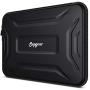 SUPGEAR Laptop Sleeve Case for 13-13.3 Inch Notebook, Shockproof Waterproof Computer Bag Protective Compatible for MacBook Pro, MacBook Air, Notebook, Microsoft Surface, Chromebook (Black)