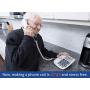 SMPL Hands-Free Dial Photo Memory Corded Phone # 56010, One-Touch 6 Photo Buttons, Amplification of Incoming Calls, Big Button Keypad, High-End Durable ABS Plastic and Button Construction